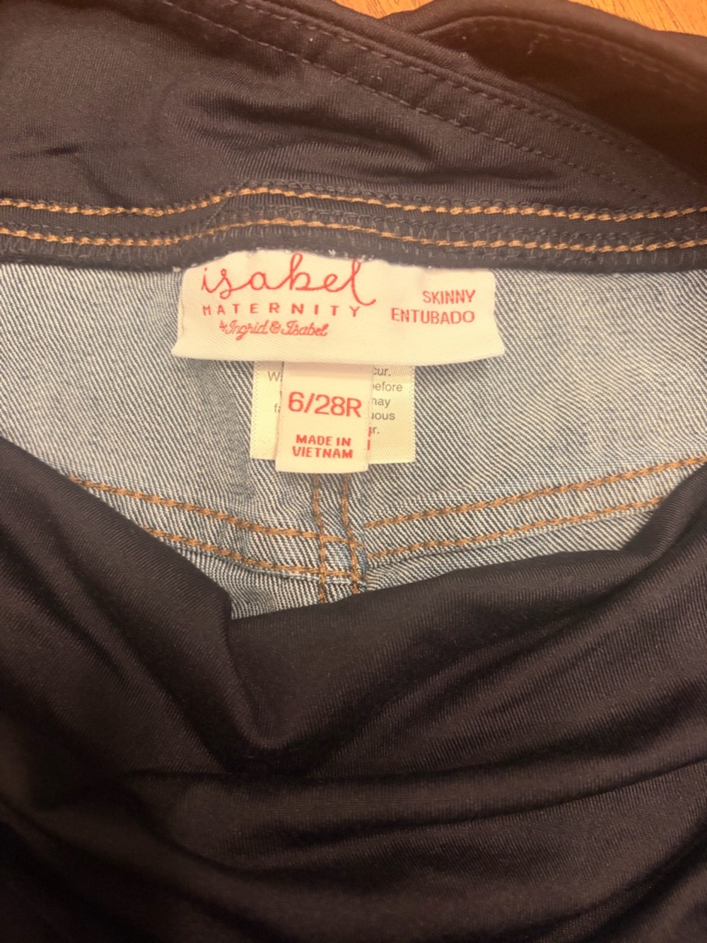 Isabel Maternity by Ingrid & Isabel Dark Navy Skinny Jeans